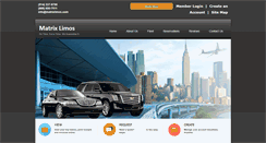 Desktop Screenshot of matrixlimos.com